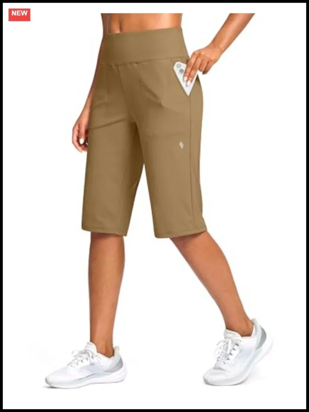 High Waisted Bermuda Shorts 14